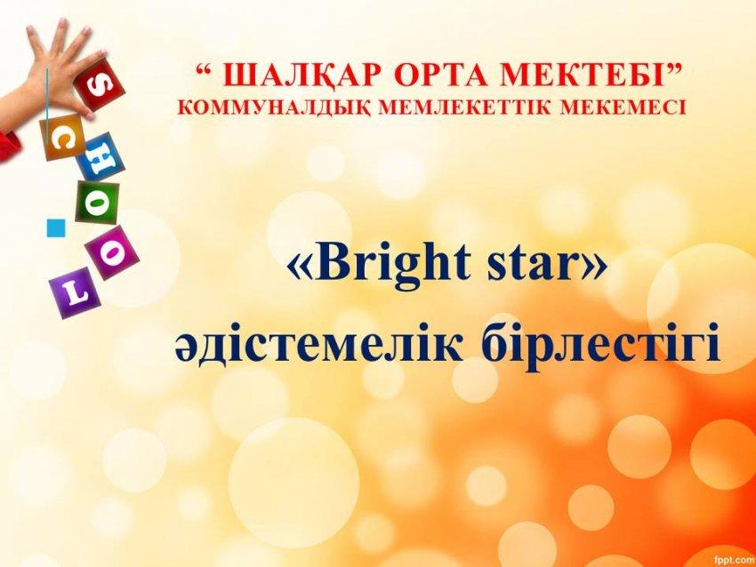 "Bright star" әдістемелік бірлестігі